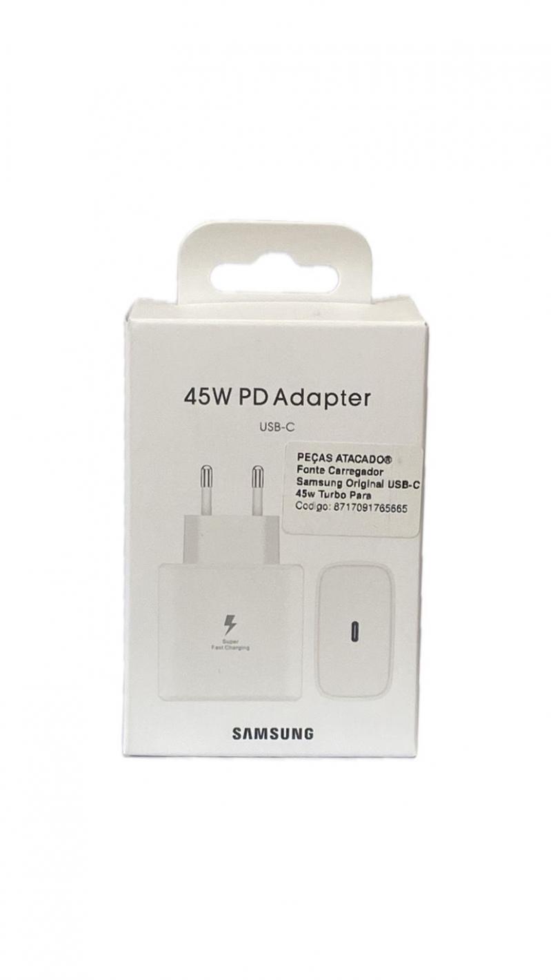 FONTE SAMSUNG ORIGINAL USB-C 45W (63205)