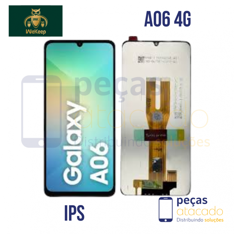 S-0998 FRONTAL SAMSUNG A06 4G (SM-A065) SEM ARO WE KEEP IPS