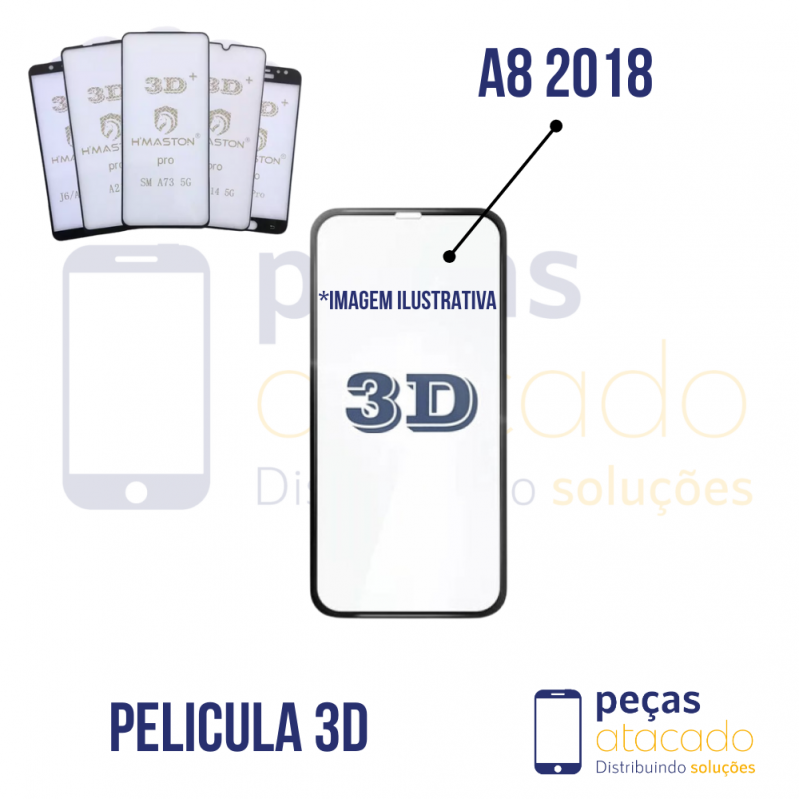 P-0605 PELICULA SAMSUNG A8 2018 3D