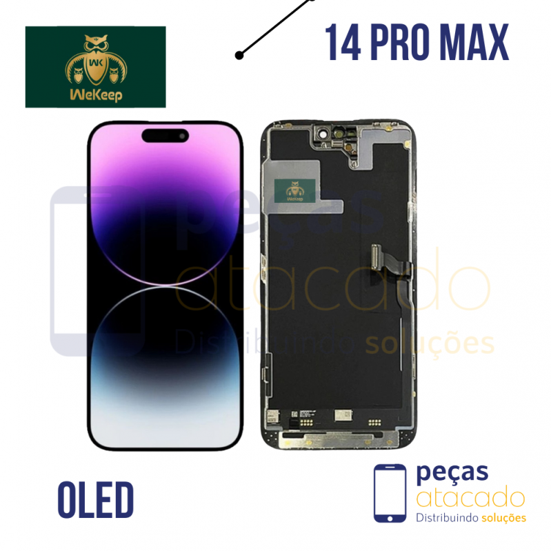 S-0884 FRONTAL IPHONE 14 PRO MAX WE (A2893) KEEP IC OLED
