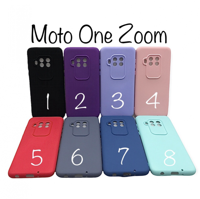 CAPA AVELUDADA  MOTOROLA ONE ZOOM