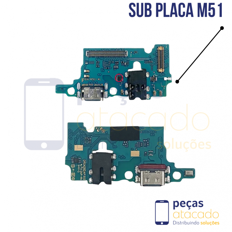 SB-0080 SUB PLACA DE CARGA SAMSUNG M51 TURBO