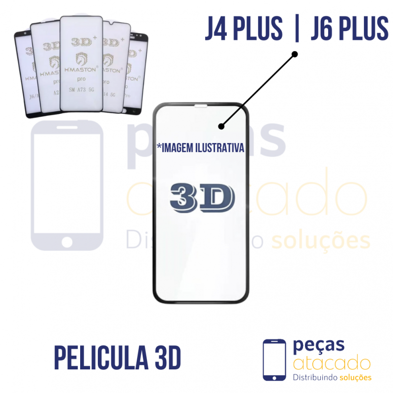 P-0674 PELICULA SAMSUNG J4 PLUS | J6 PLUS 3D
