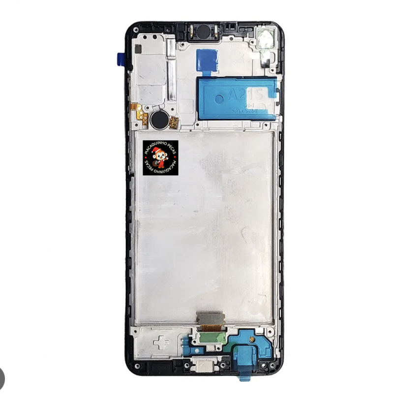 FRONTAL SAMSUNG A21S (SM-A217) COM ARO MACAQUINHO IPS