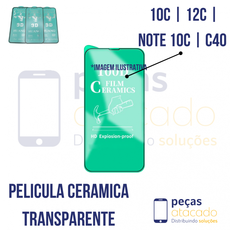P-0270 PELICULA XIAOMI REDMI 10C | 12C | NOTE 10C | C40  CERAMICA TRANSPARENTE