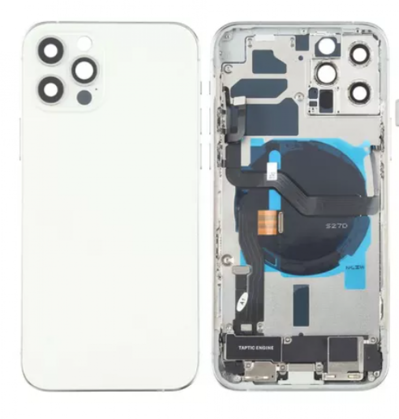 CARCAÇA | COMPONENTES | LENTES IPHONE 12 PRO MAX BRANCO