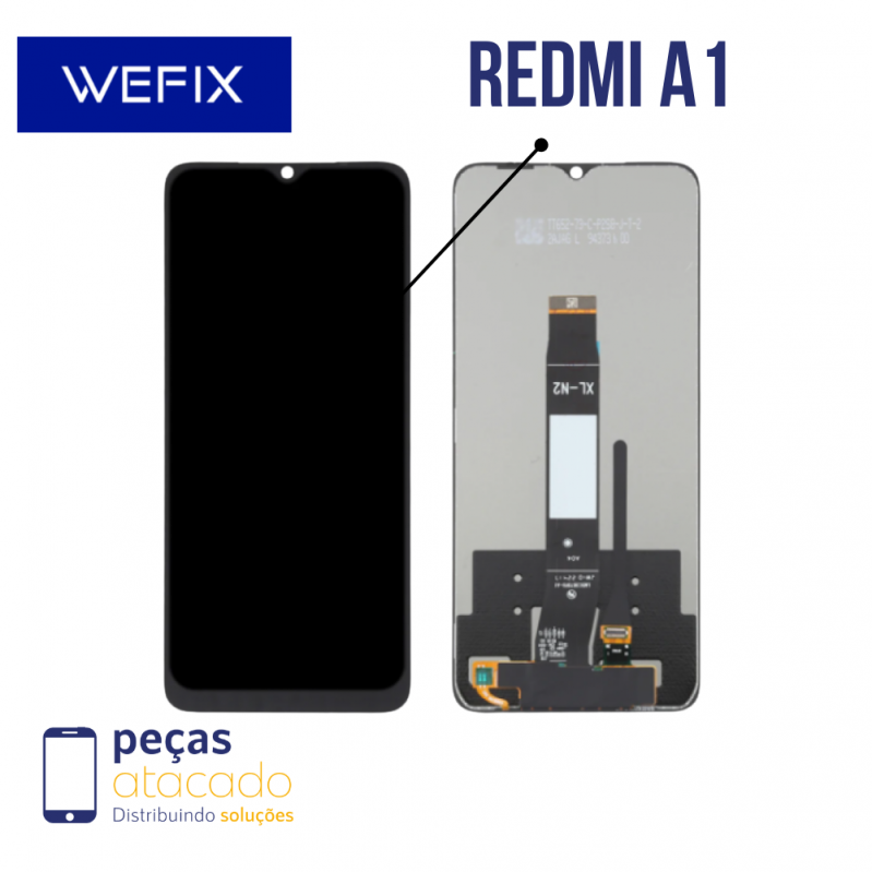 S-0765 FRONTAL XIAOMI REDMI A1 / A1 PLUS / A2 | A2 PLUS / POCO C50/POCO C51 SEM ARO WEFIX IPS