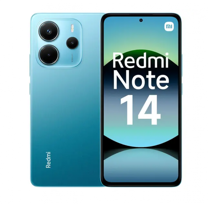 CELULAR XIAOMI REDMI NOTE 14 OCEAN BLUE | 8 GB RAM 256GB ROM