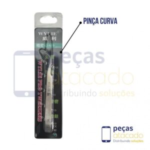 PINÇA ANTI-MAGNÉTICA INOX CURVA WYLIE WL-15P