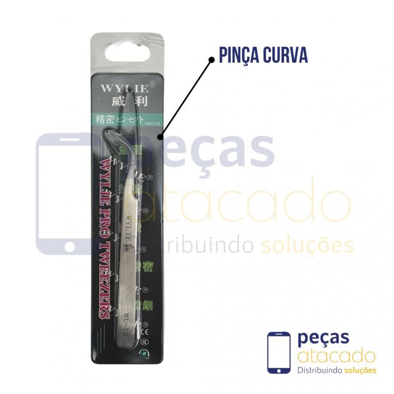 PINÇA ANTI-MAGNÉTICA INOX CURVA WYLIE WL-15P