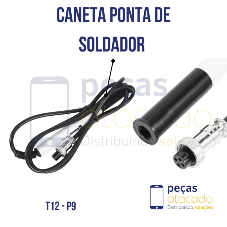 CANETA PUNHO DE SOLDA MAQUINA T12 -P9