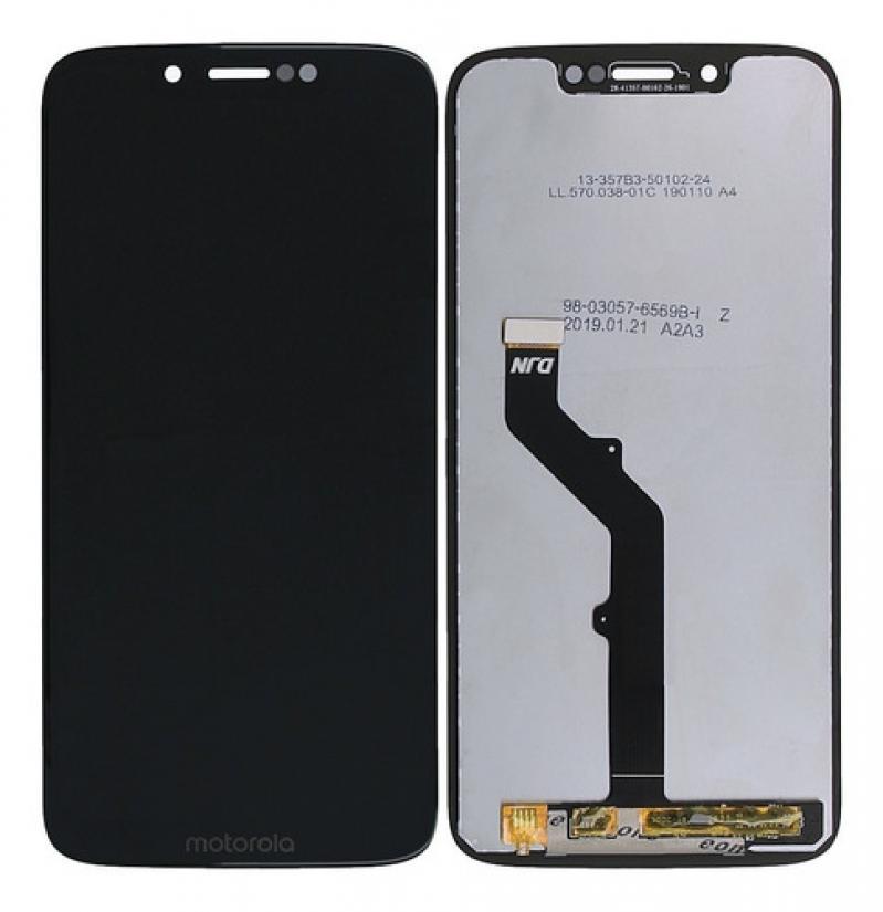 S-0239 FRONTAL MOTOROLA MOTO G7 PLAY (XT-1952) SEM ARO PRETO ORIGINAL CHINA IPS