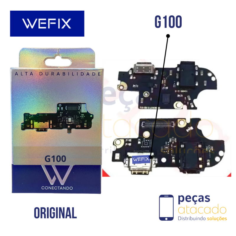 SUB PLACA DE CARGA MOTOROLA  MOTO G100 ORIGINAL