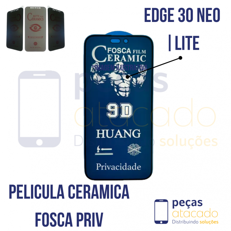 P-0147 PELICULA MOTOROLA MOTO EDGE 30 NEO FOSCA PRIVACIDADE