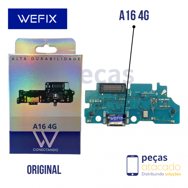 SUB PLACA DE CARGA SAMSUNG A16 4G WEFIX ORIGINAL