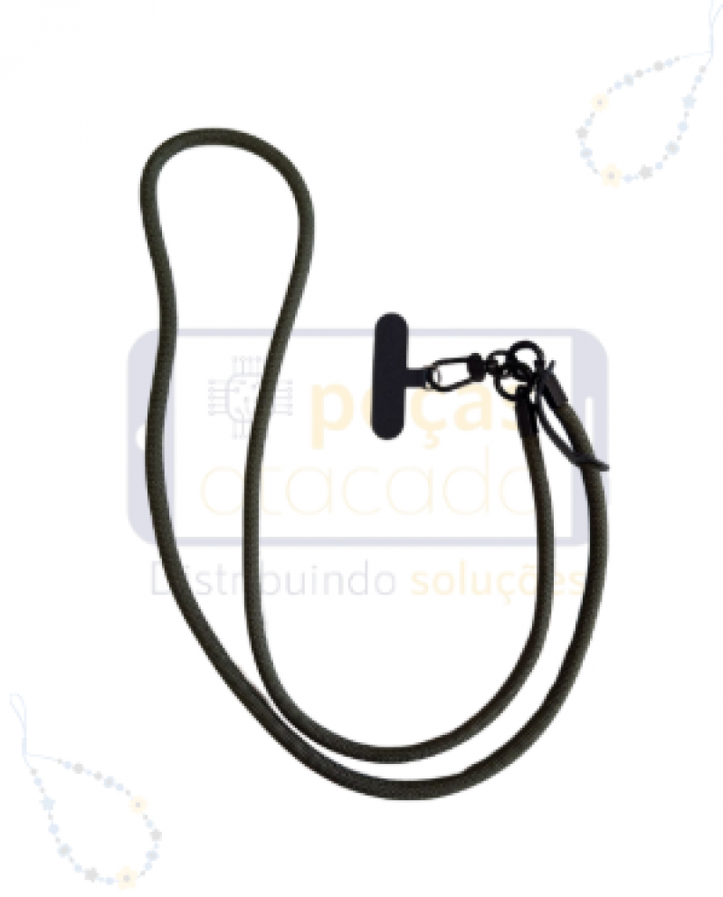CORDÃO REFORÇADO PARA CELULAR VERDE ESCURO