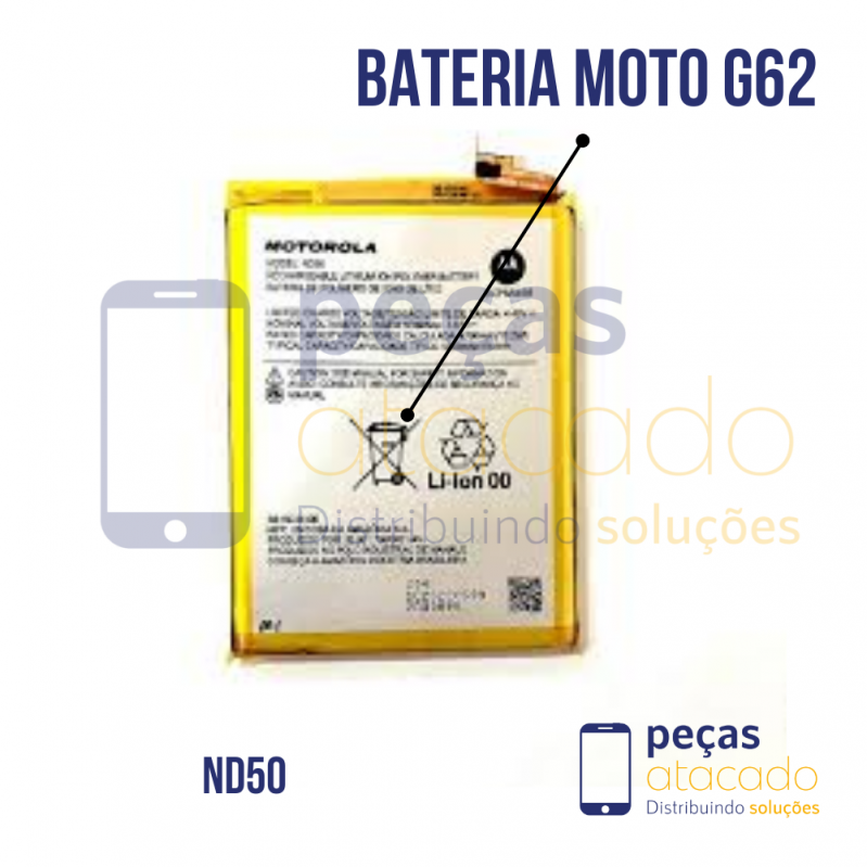 BA-0555 BATERIA KBS MOTOROLA MOTO G62 (XT-2223) (ND50)