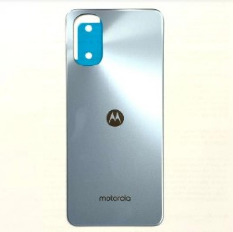 TAMPA TRASEIRA MOTOROLA MOTO E32 PRATA