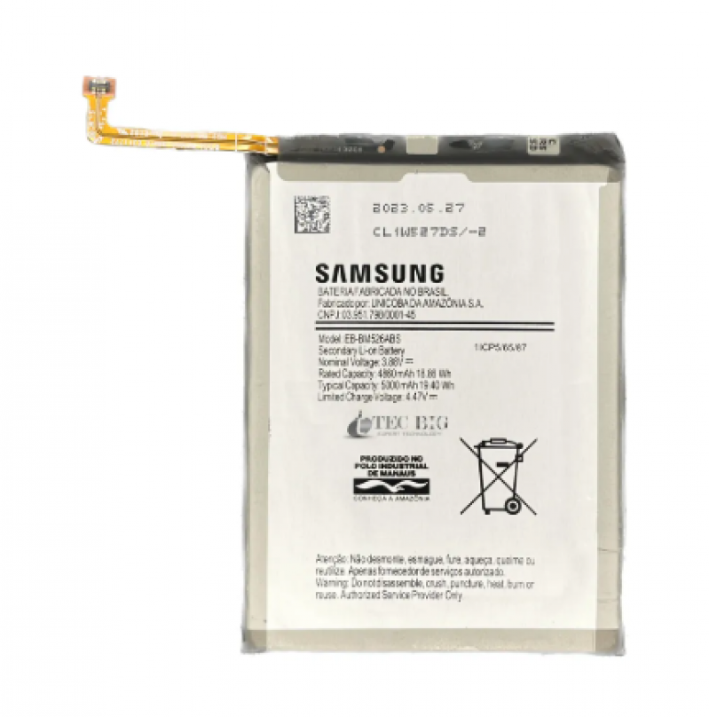 BA-0550  BATERIA ORIGINAL NACIONAL SAMSUNG A23 | A73 | M23 | M33 | M52 | M53 (EB-BM526ABS)