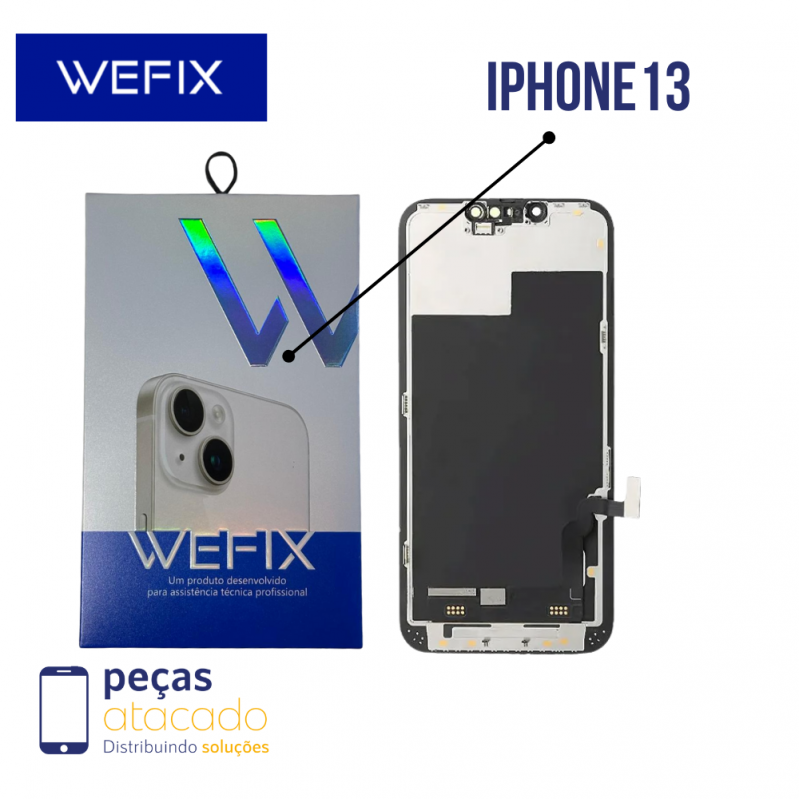S-1056 FRONTAL IPHONE 13 SOFT IC WEFIX OLED (NAO PRECISA TROCAR EPROM)
