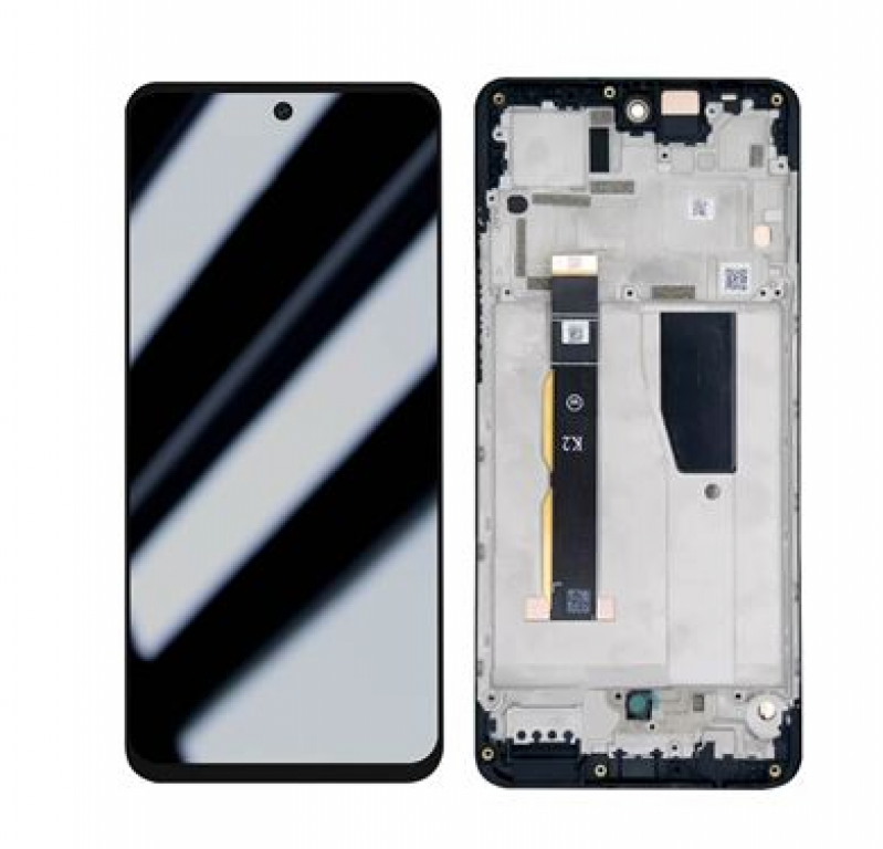 S-0948 FRONTAL MOTOROLA MOTO G84 5G (XT2347) COM ARO PRETO INCELL IPS