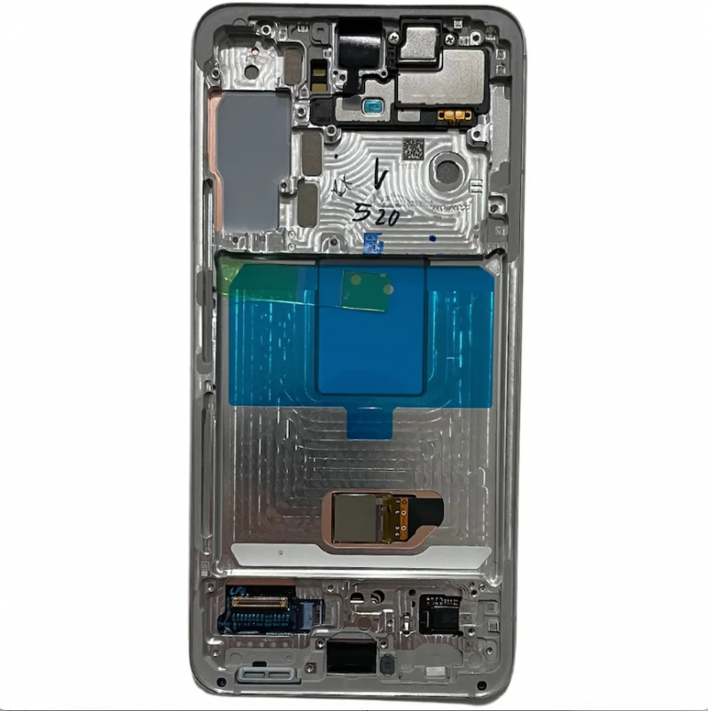 FRONTAL SAMSUNG S22 PLUS PRATA COM ARO NACIONAL