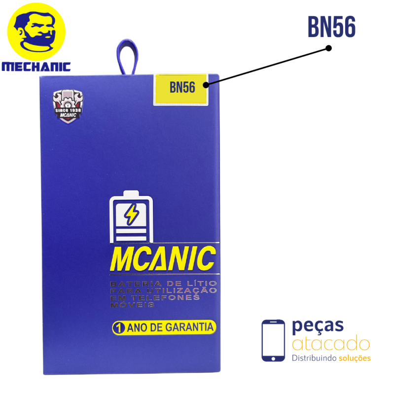 BA-0252 BATERIA MECHANIC XIAOMI 9A (CX298AZU) 9C (CX299CIN) (BN56) (GE-459) (1 ANO DE GARANTIA)