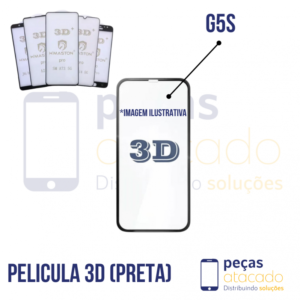 P-0173 PELICULA MOTOROLA MOTO G5S PRETA 3D