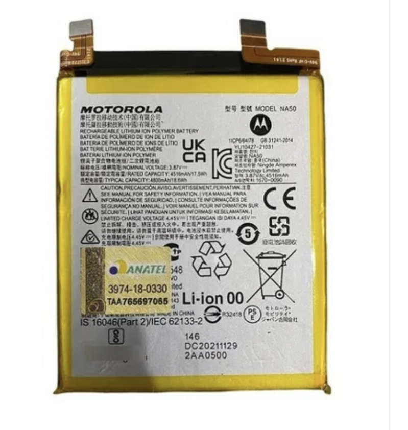 BA-0423 BATERIA ORIGINAL NACIONAL MOTOROLA MOTO EDGE 30 PRO (XT-2201) (NA50)
