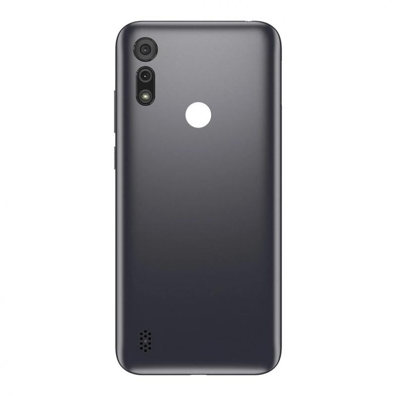 TAMPA TRASEIRA MOTOROLA MOTO E6S CINZA