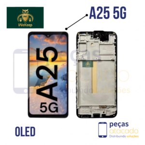 S-0682 FRONTAL SAMSUNG A25 5G (A256) COM ARO WE KEEP OLED