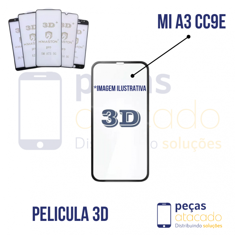 P-0315 PELICULA XIAOMI MI A3 CC9E 3D