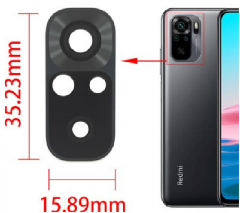 L-0128 LENTE XIAOMI NOTE 10 4G | 10S