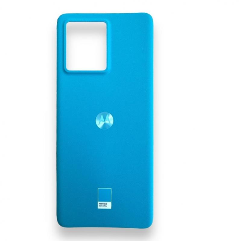 TAMPA TRASEIRA MOTOROLA MOTO EDGE 40 NEO AZUL