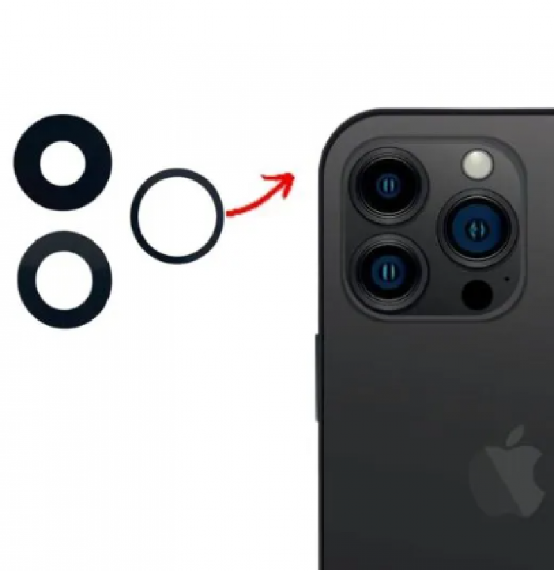 L-0162 LENTE DA CAMERA IPHONE 14 PRO (KIT COM 3)