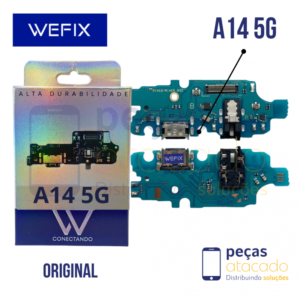 SUB PLACA DE CARGA SAMSUNG A14 5G WEFIX ORIGINAL