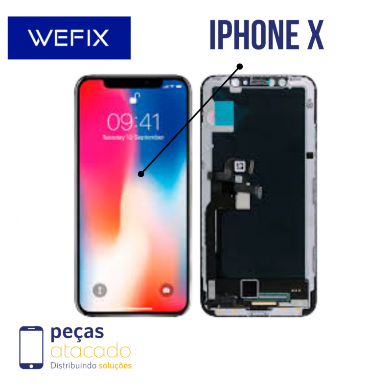 S-0622 FRONTAL IPHONE X (A1901) INCELL WEFIX IPS