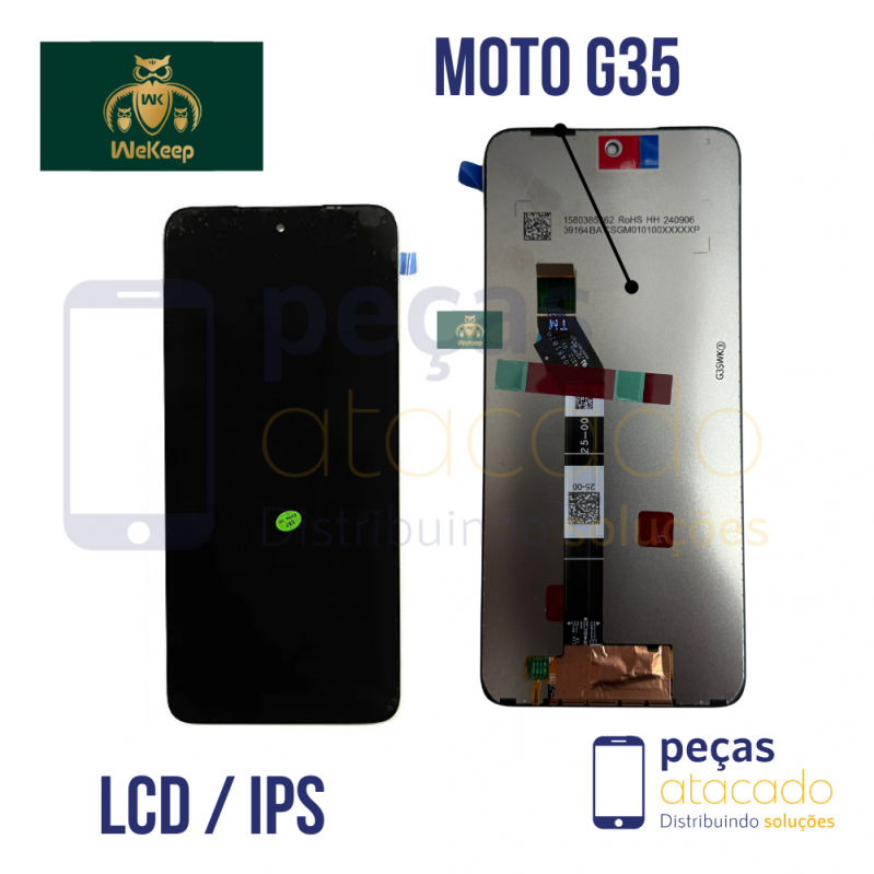 S-0456 FRONTAL MOTOROLA MOTO G35 (XT2433) SEM ARO WE KEEP IPS