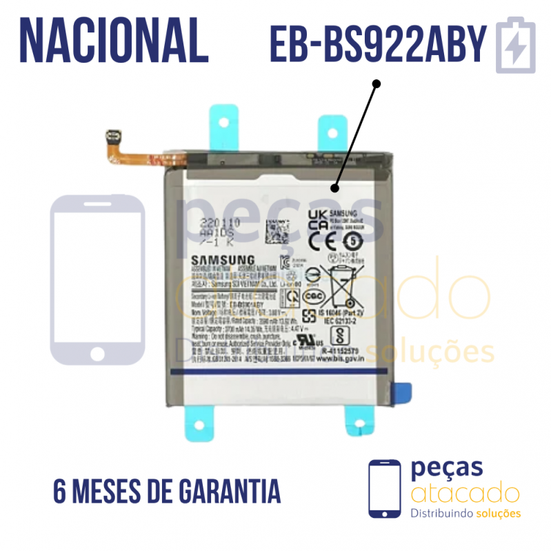 BA-0618 BATERIA ORIGINAL NACIONAL SAMSUNG Galaxy S24 (SM-S921) (EB-BS922ABY)