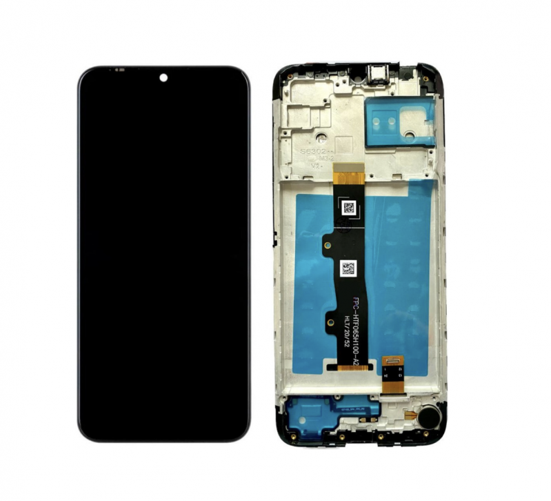 S-0461 FRONTAL MOTOROLA MOTO E7 POWER (XT2097) COM ARO ORIGINAL CHINA IPS