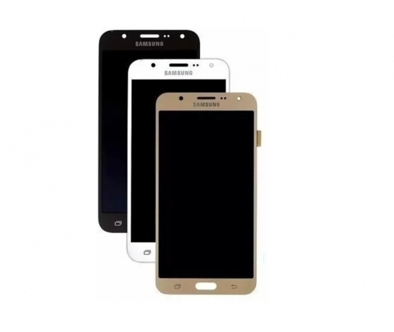 S-0191 FRONTAL SAMSUNG J7 (SM-J700) SEM ARO PRETA ORIGINAL CHINA OLED