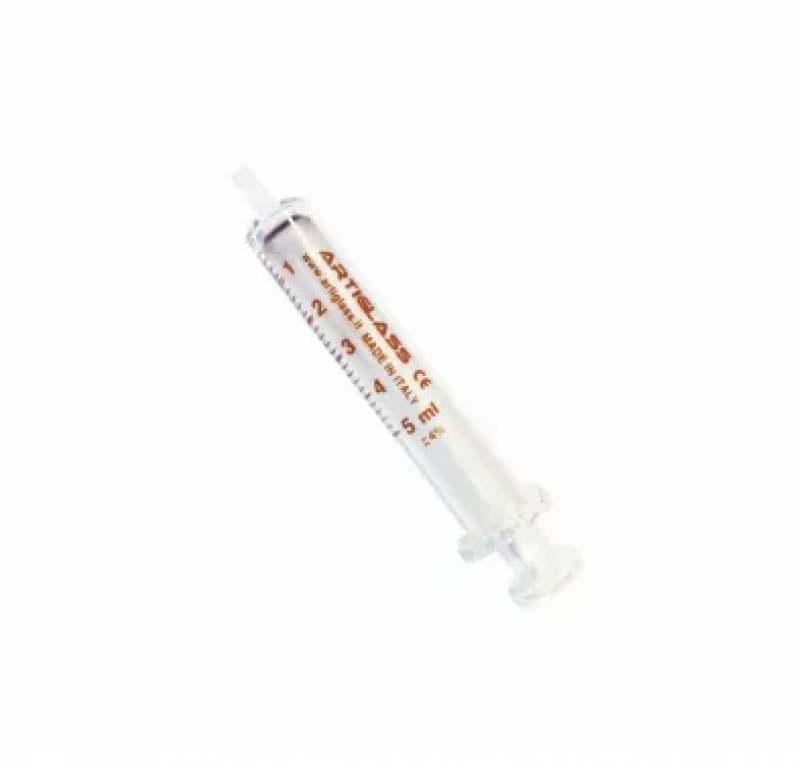SERINGA DE VIDRO COM EMBOLO 5ML WYLIE
