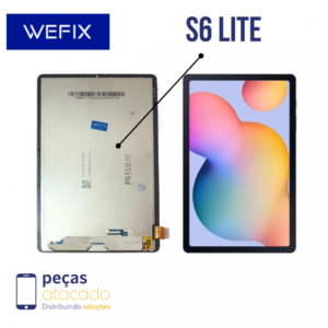 S-1064 FRONTAL SAMSUNG TAB S6 LITE (SM-P610) (SM-P615) (SM-P620) SEM ARO WEFIX IPS