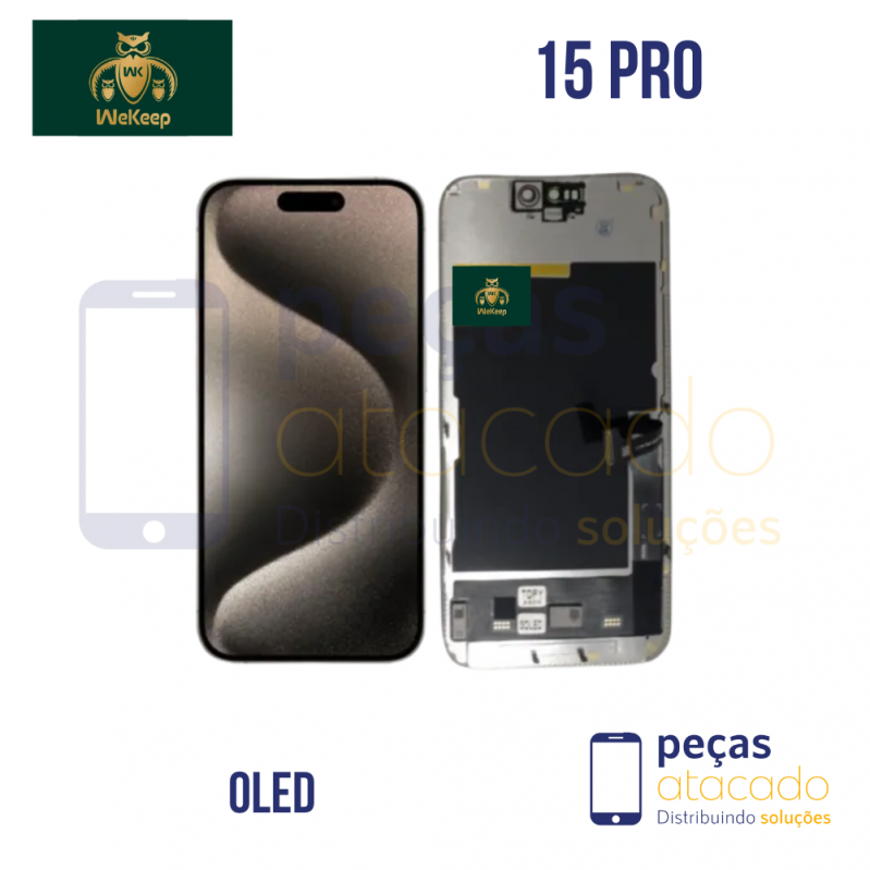 S-0729 FRONTAL IPHONE 15 PRO (A3102) IC WE KEEP OLED