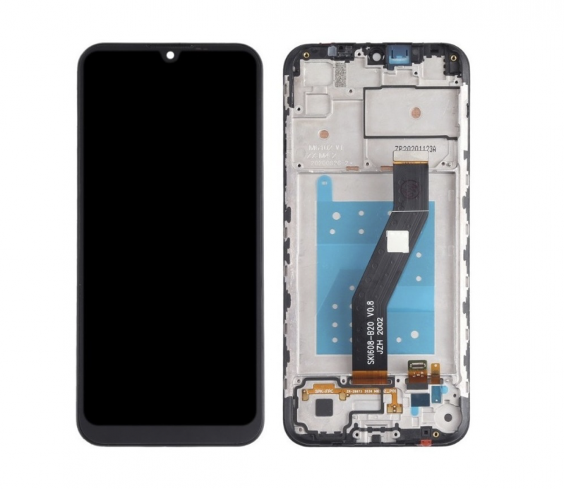 S-0342 FRONTAL MOTOROLA MOTO E6S (XT2053) COM ARO ORIGINAL CHINA IPS