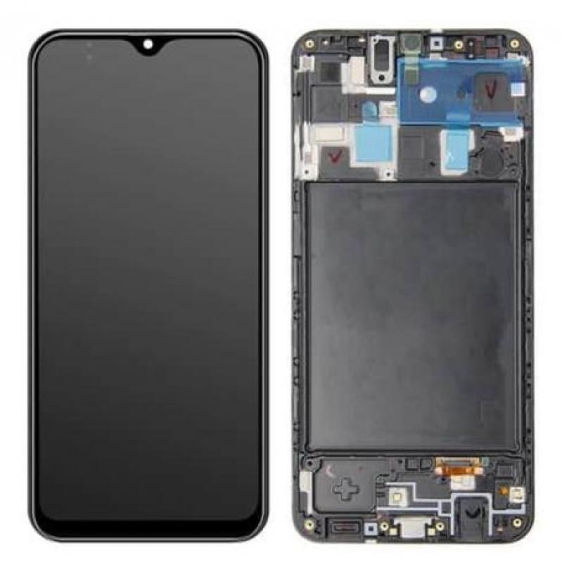 S-0422 FRONTAL SAMSUNG A20 (SM-A205) COM ARO (GX TOP) OLED