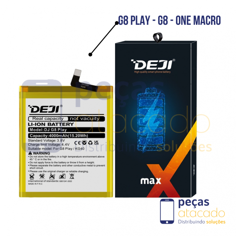 BA-0336 BATERIA DEJI MOTOROLA MOTO G8 PLAY (XT2015) G8 (XT2045) ONE MACRO (XT2016) (KG40)