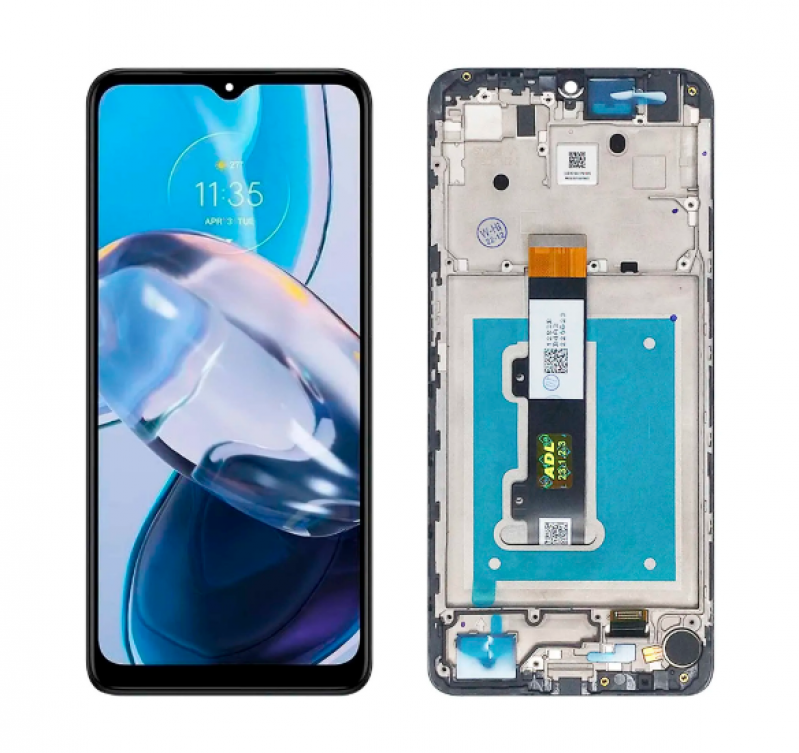 S-0367 FRONTAL MOTOROLA MOTO E22 (XT2239) COM ARO ORIGINAL CHINA IPS