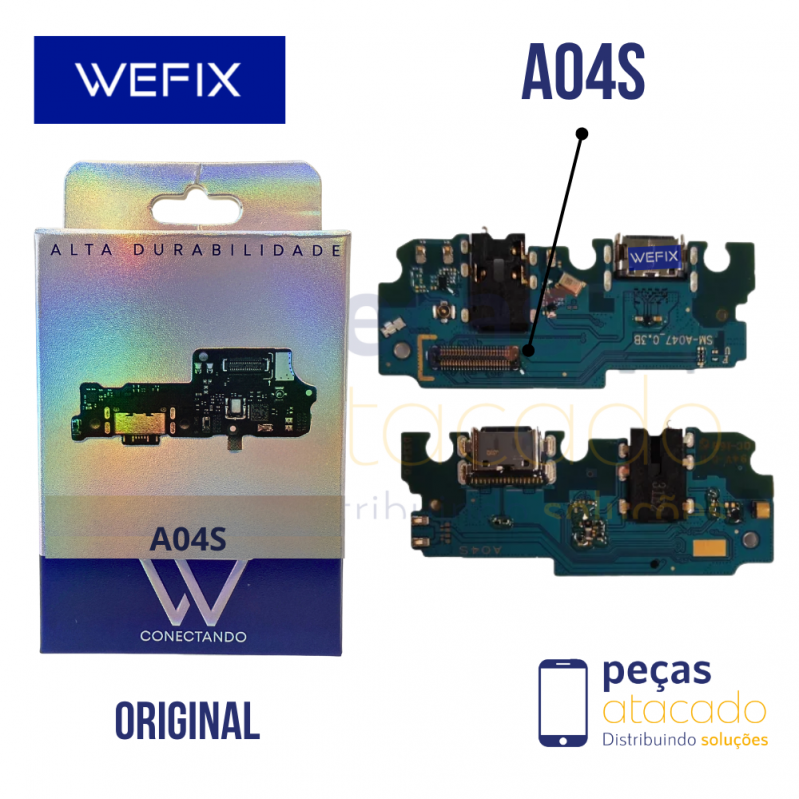 SUB PLACA DE CARGA SAMSUNG A04S WEFIX ORIGINAL