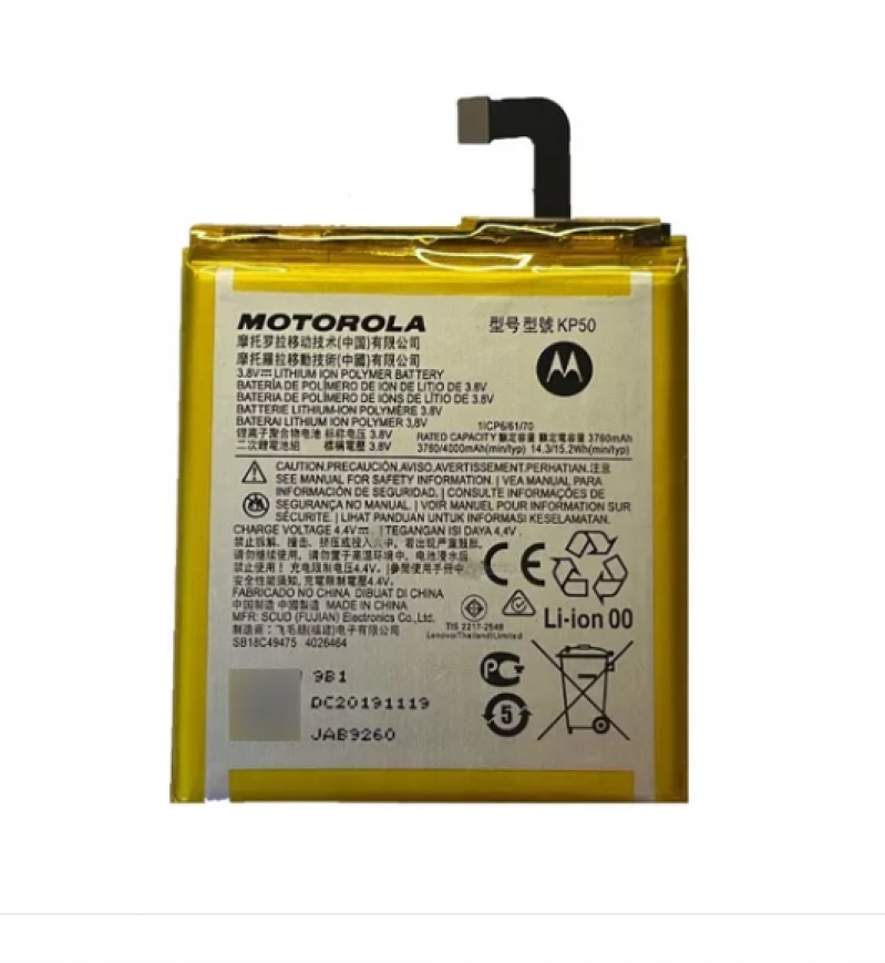 BA-0449 BATERIA ORIGINAL NACIONAL MOTOROLA MOTO ONE ZOOM (XT2010) (KP50)